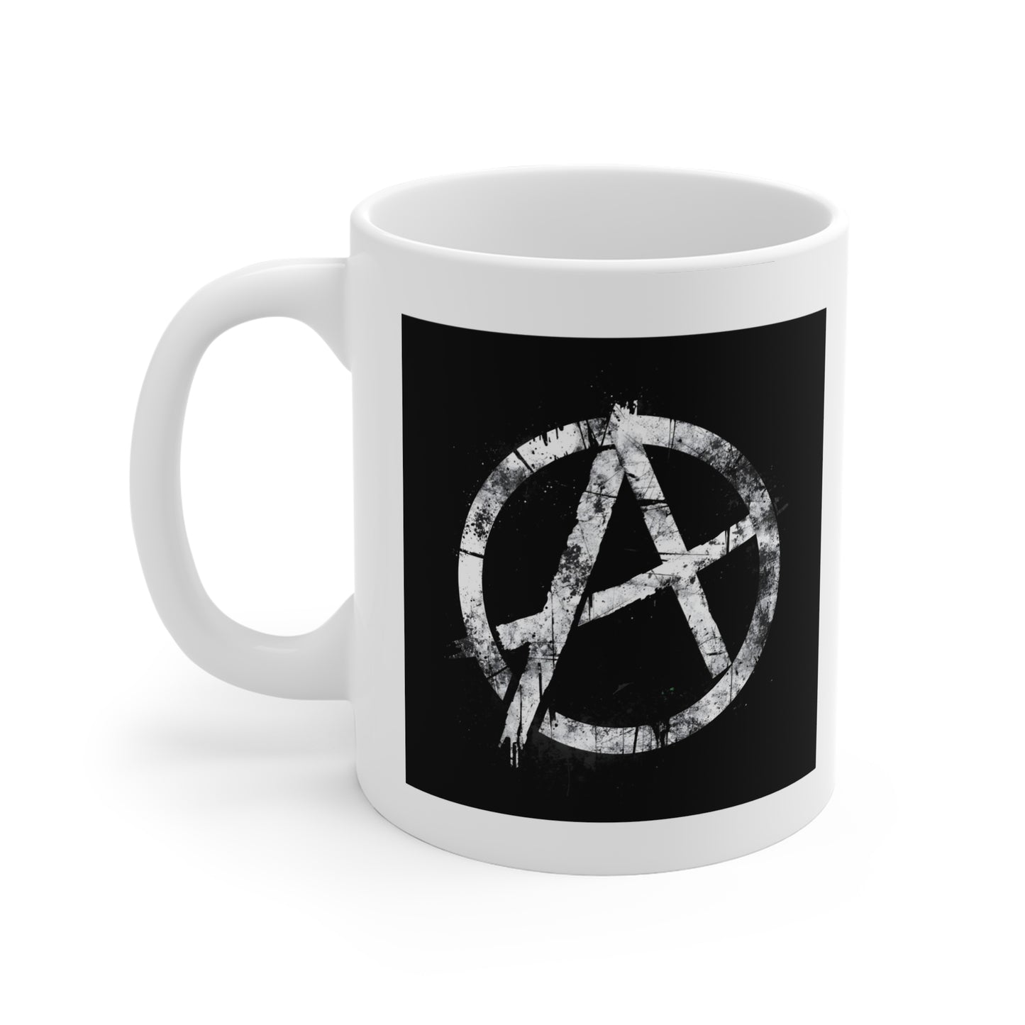 Anarchist Symbol Mug | Unique 11oz Coffee Cup for Activists | Goth Aesthetic Gift, Black and White Tea Mug, Alternative Decor, Edgy [...]