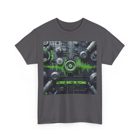 Detroit: Built on Techno T-Shirt – Industrial & Electronic Music Wear