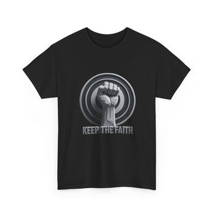 Northern Soul Fist T-Shirt – Keep The Faith Bullseye Symbol – Unisex