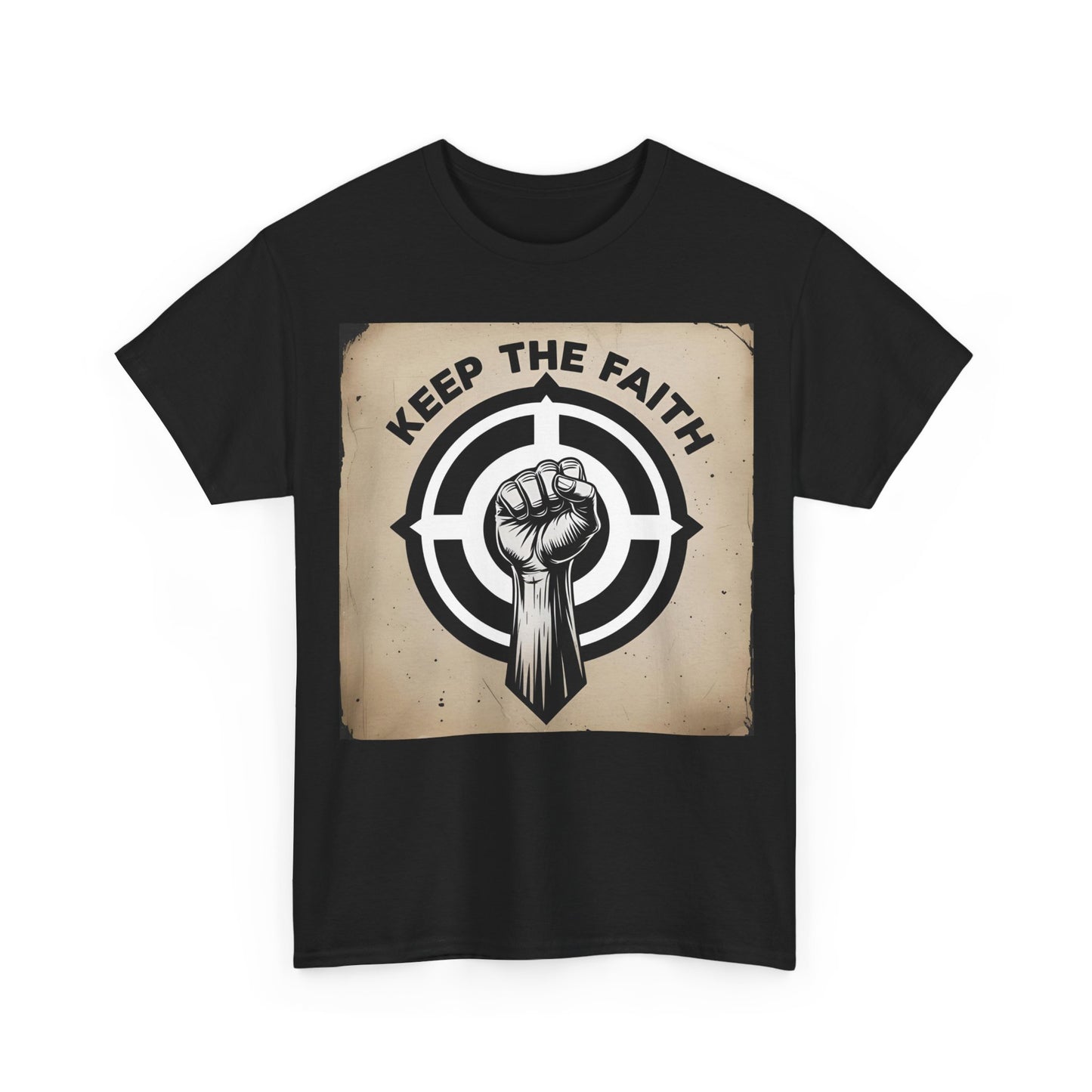 Keep The Faith Northern Soul T-Shirt – Classic Fist Design – Black