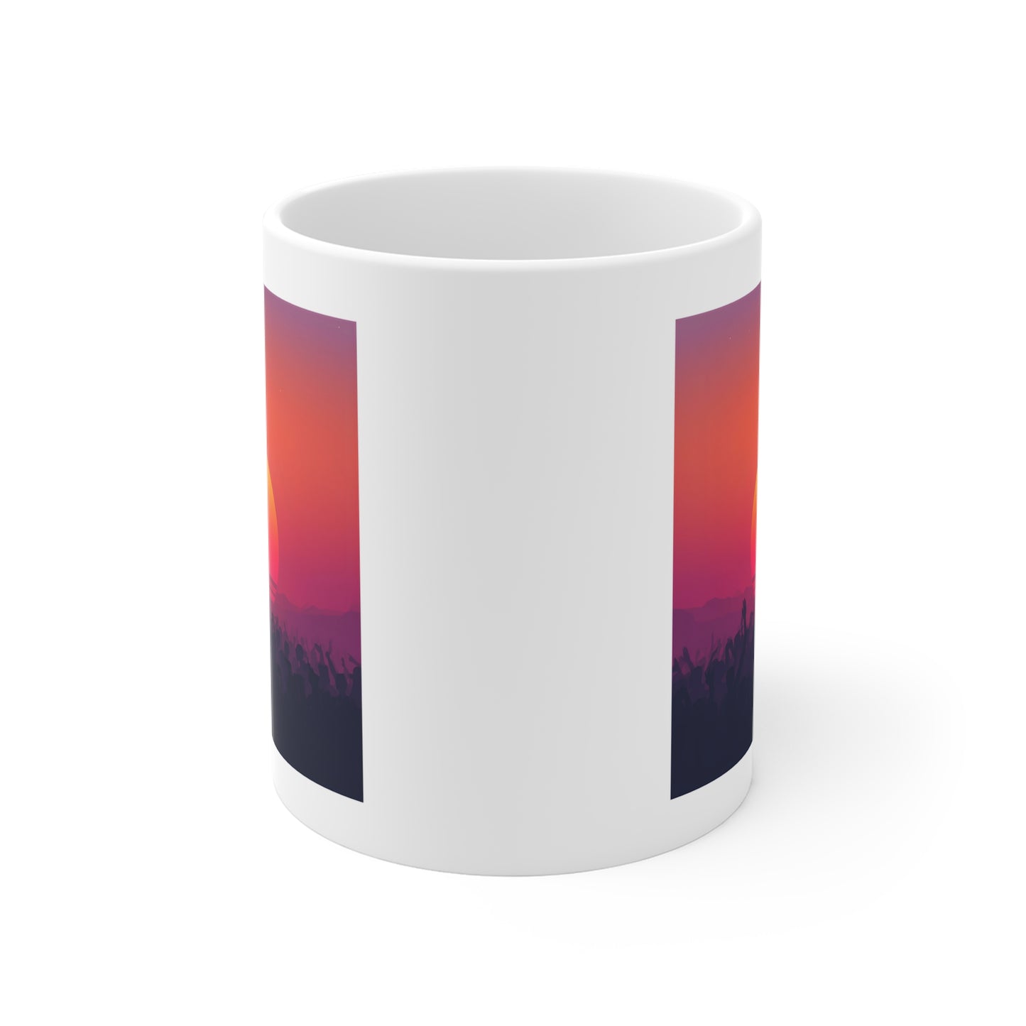 Sunset Serenade Mug | Music Festival Vibe Coffee Cup (11oz)