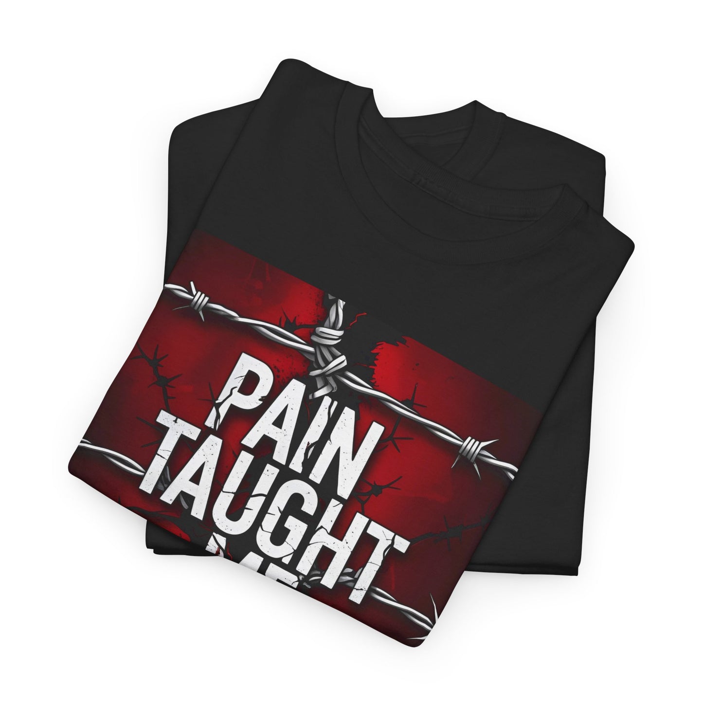 Pain Taught Me Endurance T-Shirt – Motivational & Tough Wear – Black