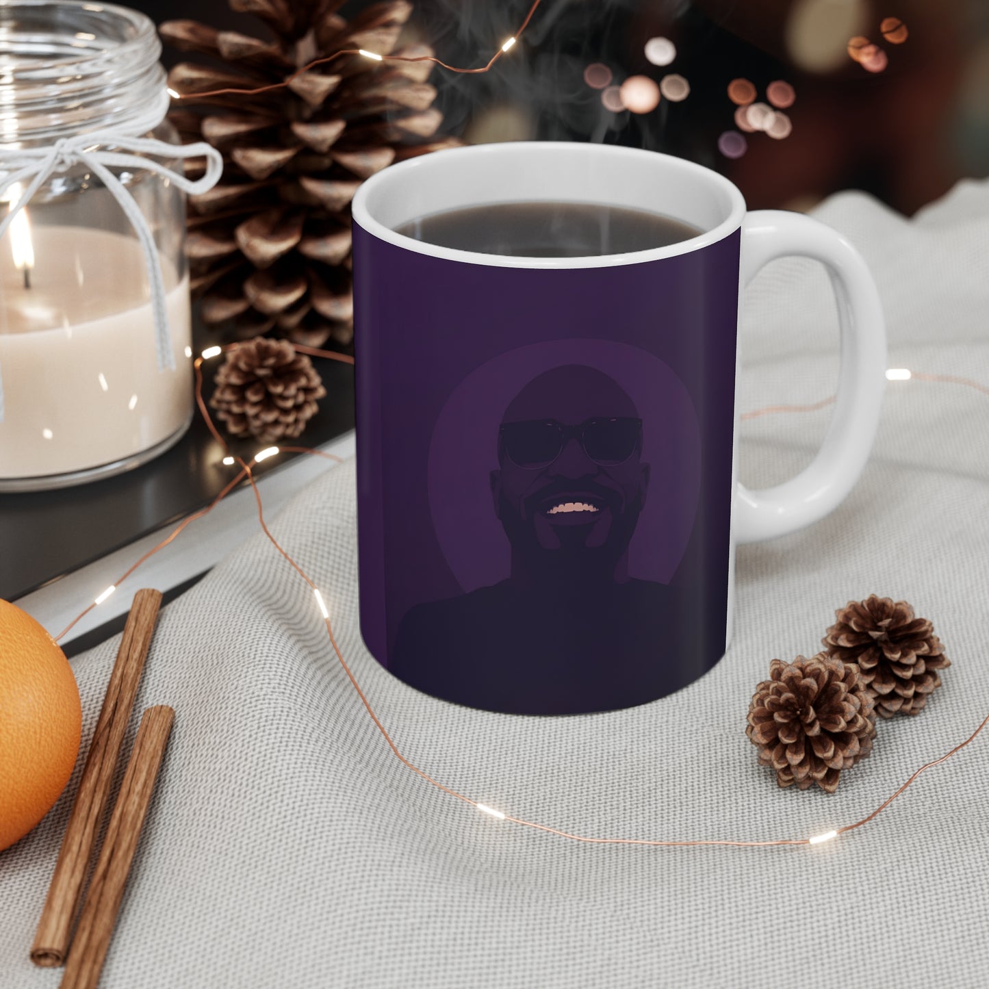 Stylish Purple Mug with Modern Design - Perfect Gift for Coffee Lovers, Home Decor, Office Use, Birthdays, and Special Occasions