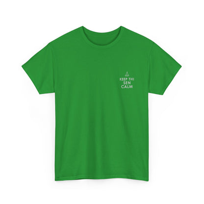 Keep Thi Sen Calm T-Shirt | Simply Yorkshire Collection | Funny Yoga & Meditation Tee
