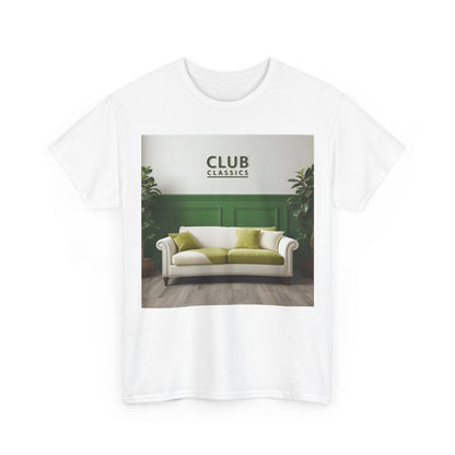 Club Classics Sofa T-Shirt – Minimal Rave-Inspired Tee (Gildan 5000)