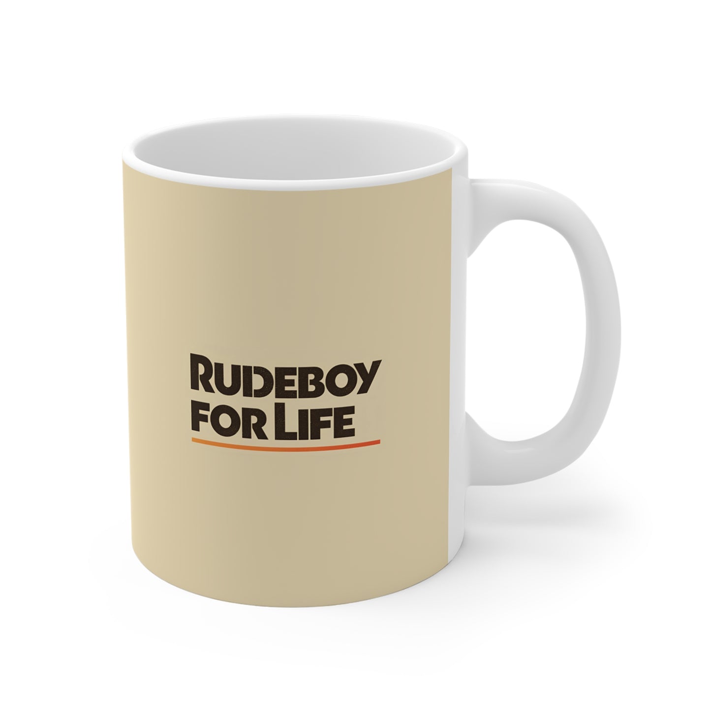 Rudeboy For Life Mug | Unique Gift for Coffee Lovers, Cool Custom Mug, Inspirational Drinkware, Fun Home Office Decor, Birthday Gift
