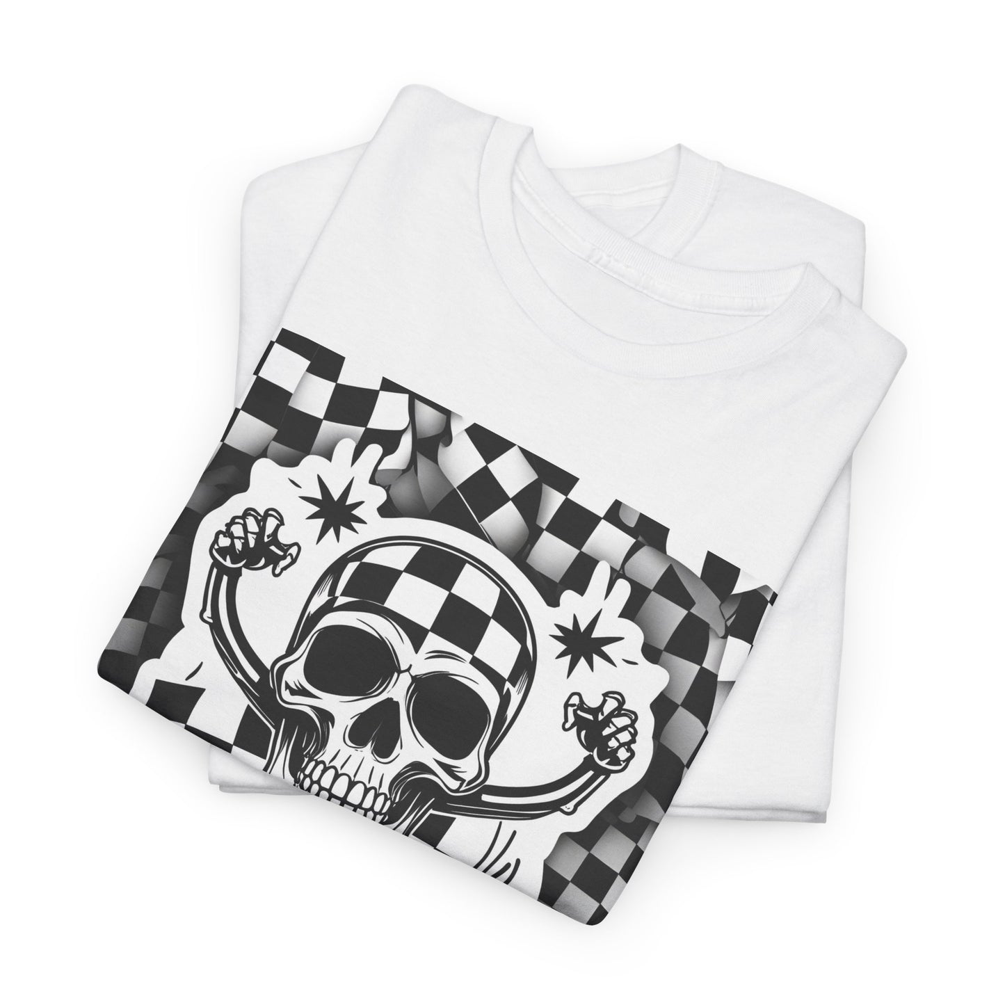 Ska Till I Die T-Shirt – Skull & Checkered Graphic – Unisex