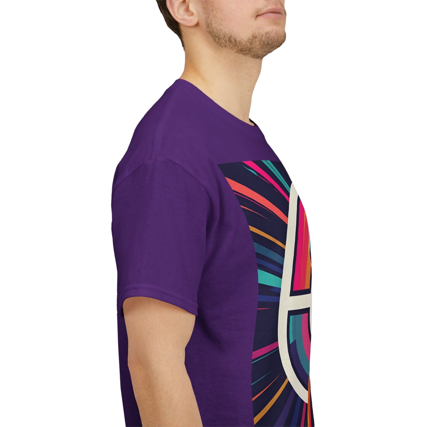 Vibrant Fist T-Shirt – Modern Northern Soul Symbol – Purple