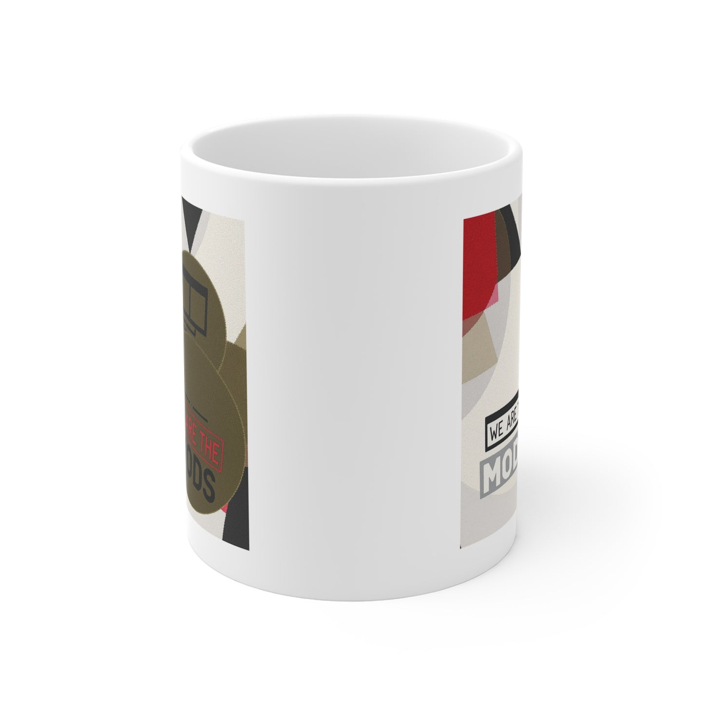 Mod-Inspired 11oz White Mug | Unique Gift for Music Lovers, Retro Coffee Cup, Fun Home Decor, Office Mug, Holiday Present