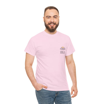 Fair to Middlin' T-Shirt | Simply Yorkshire Collection | Funny Weather Slogan Tee