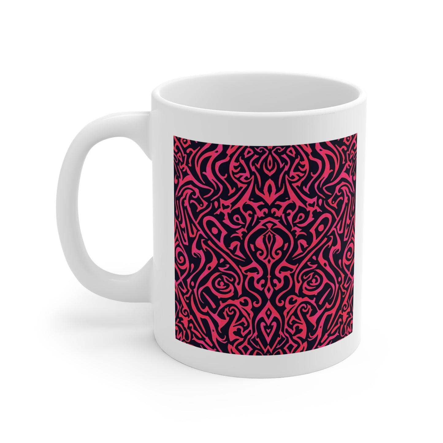 Bohemian Pattern Coffee Mug - Unique Gift for Art Lovers, Home Decor, Birthday, Housewarming, Creative Design