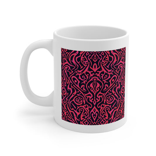 Bohemian Pattern Coffee Mug - Unique Gift for Art Lovers, Home Decor, Birthday, Housewarming, Creative Design