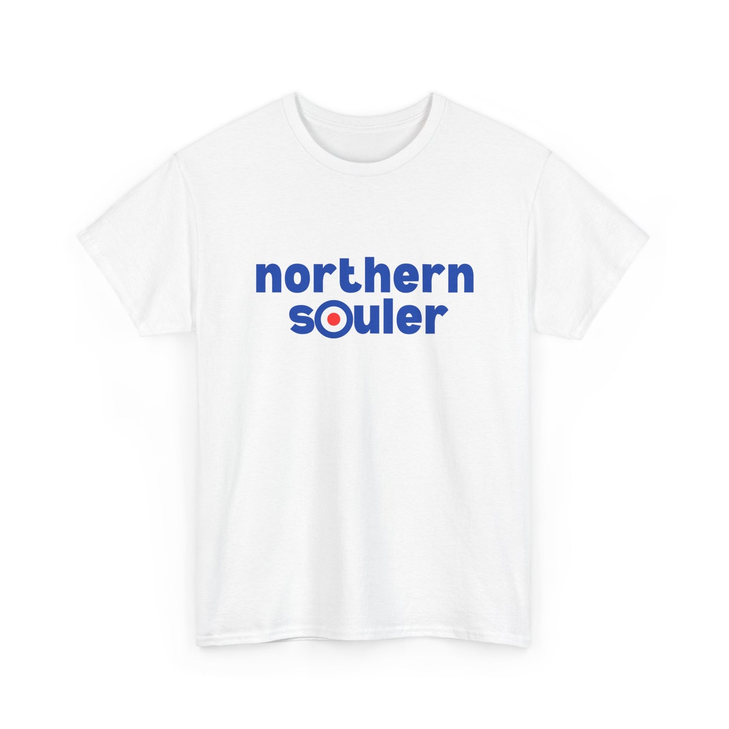 Northern Souler T-Shirt – Classic Mod Bullseye & Music Wear – White