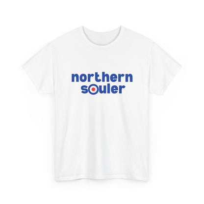 Northern Souler T-Shirt – Classic Mod Bullseye & Music Wear – White