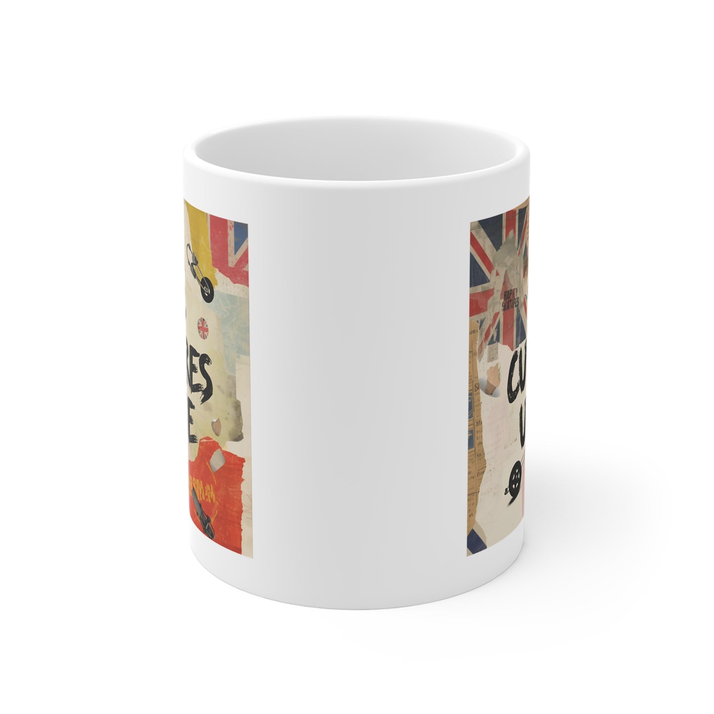 Bold Subcultures Unite Mug | 11oz White Coffee Cup for Creative Souls, Unique Gift for Artists, Tea Lovers, and Trendsetters