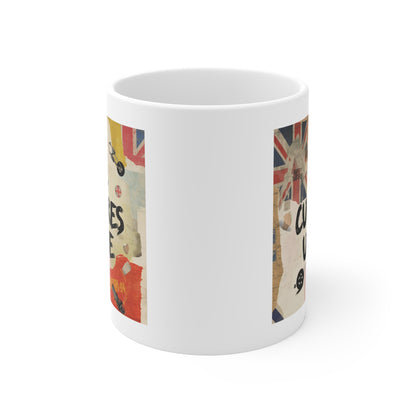 Bold Subcultures Unite Mug | 11oz White Coffee Cup for Creative Souls, Unique Gift for Artists, Tea Lovers, and Trendsetters