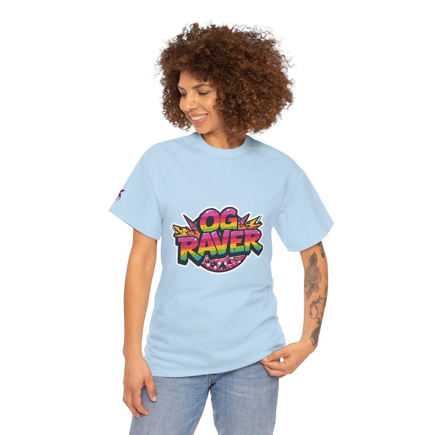 OG Raver T-Shirt – Retro Graffiti Festival Tee on Gildan 5000