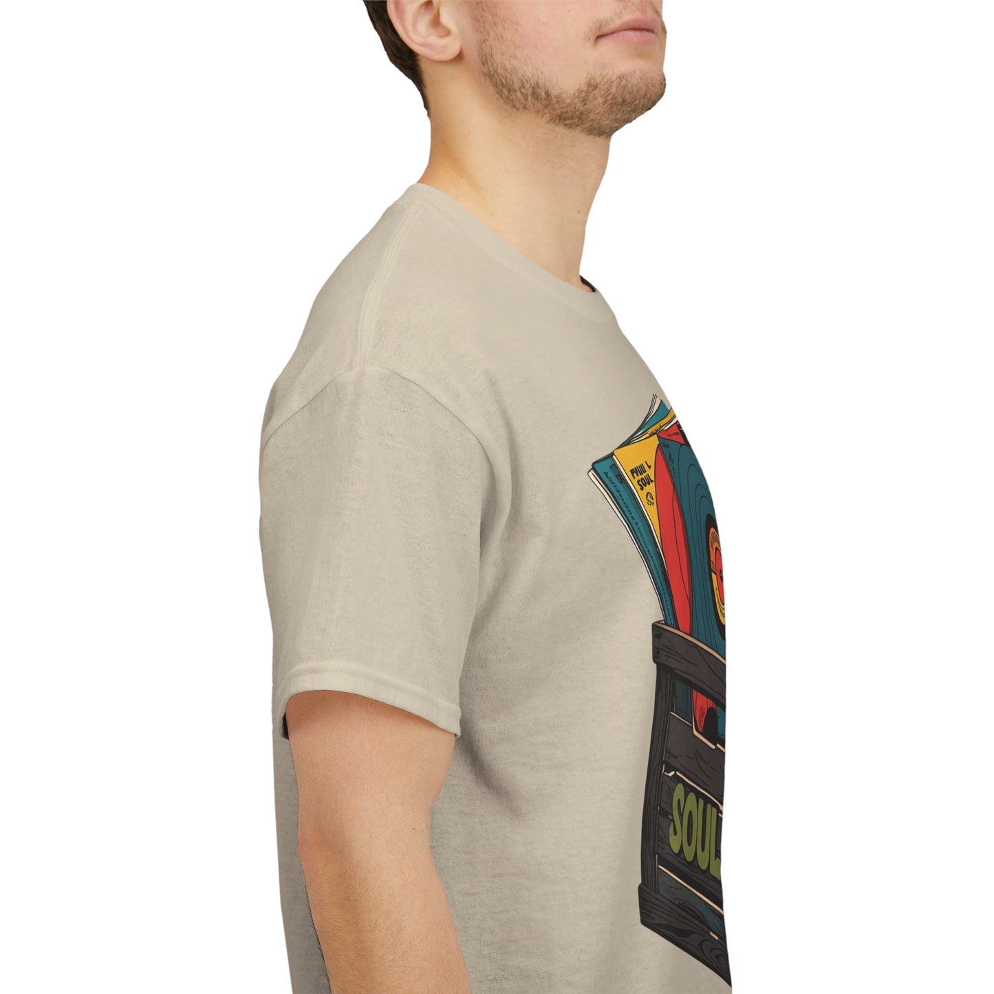 Box Full of Soul T-Shirt – Retro Vinyl Record Crate