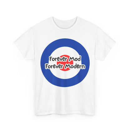 Forever Mod Forever Modern T-Shirt – Classic Bullseye & Mod Wear – White