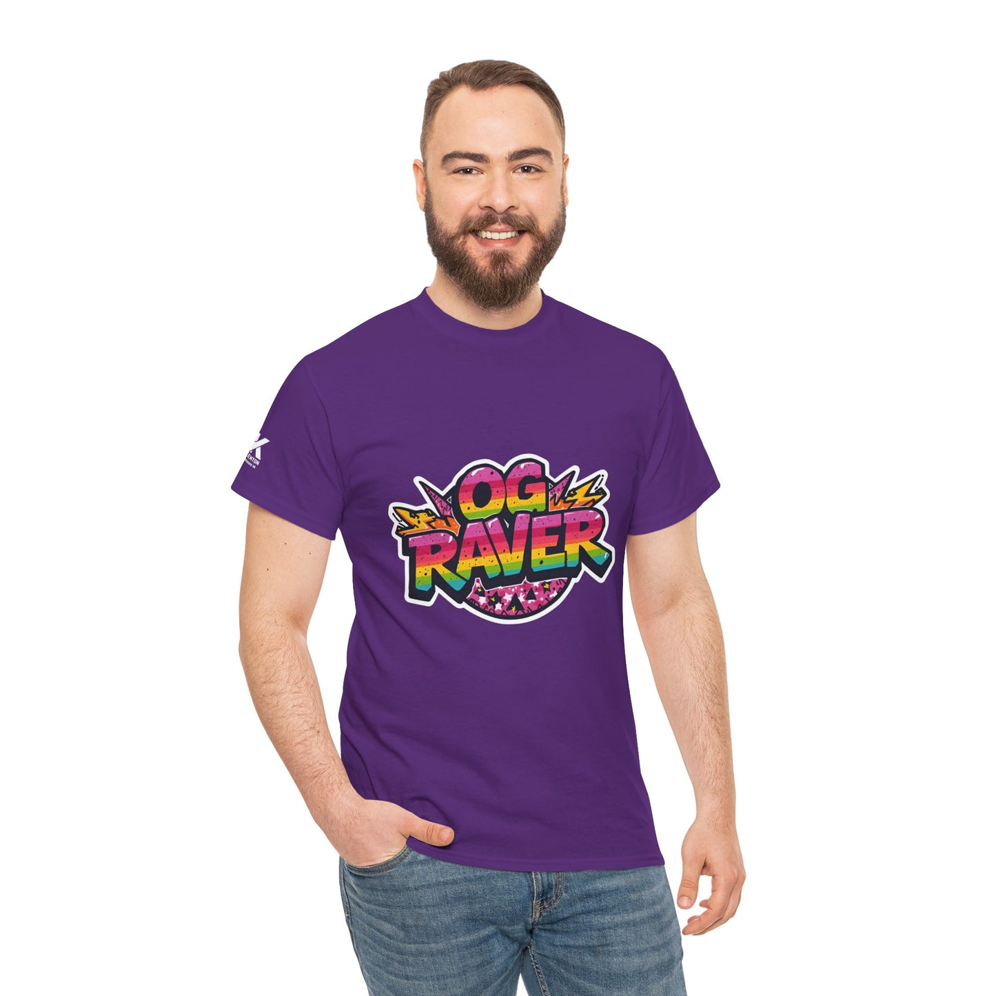 OG Raver T-Shirt – Retro Graffiti Festival Tee on Gildan 5000
