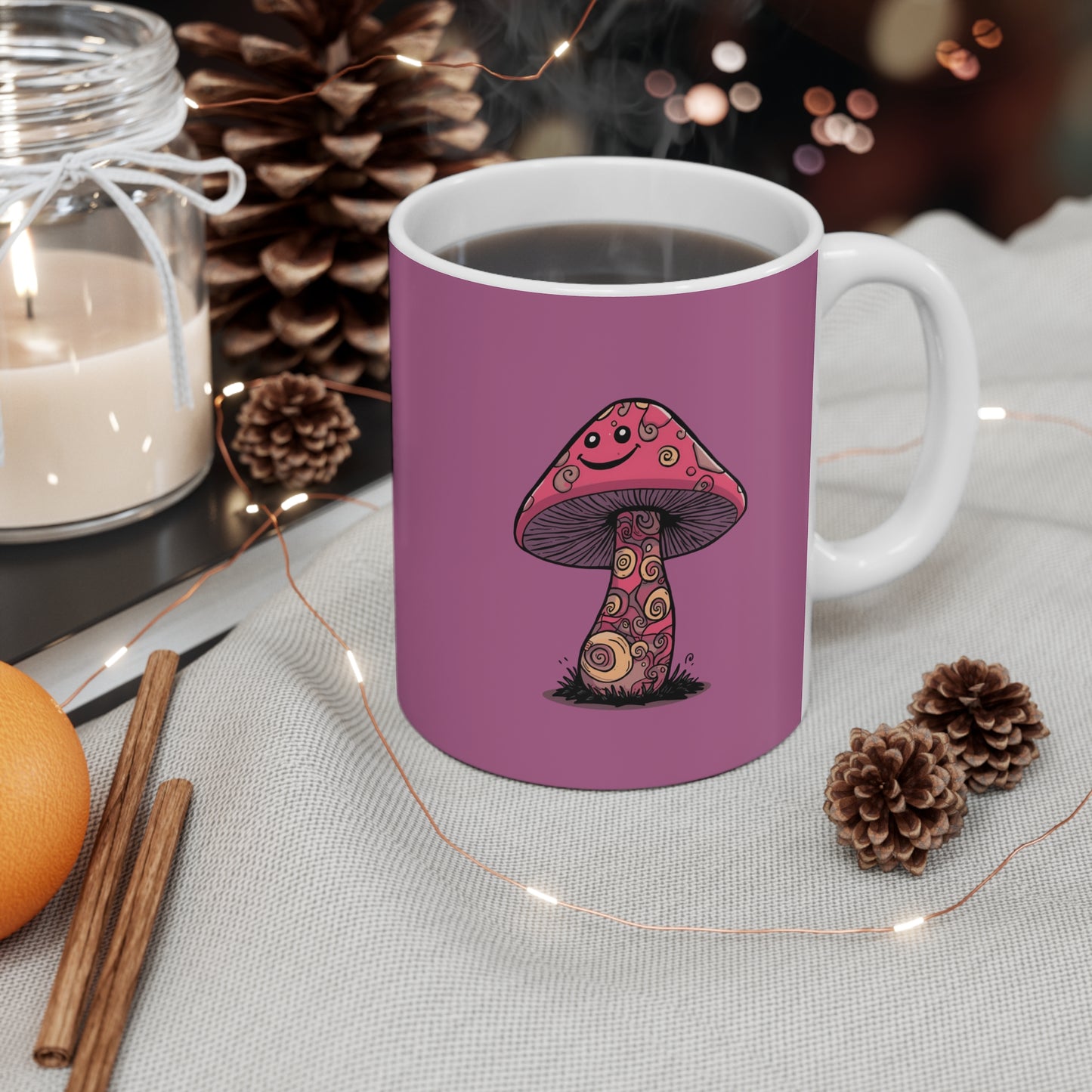 Whimsical Mushroom Mug - Perfect Gift for Nature Lovers, Cozy Home Decor, Coffee Lovers, Garden Enthusiasts, Birthday Gifts