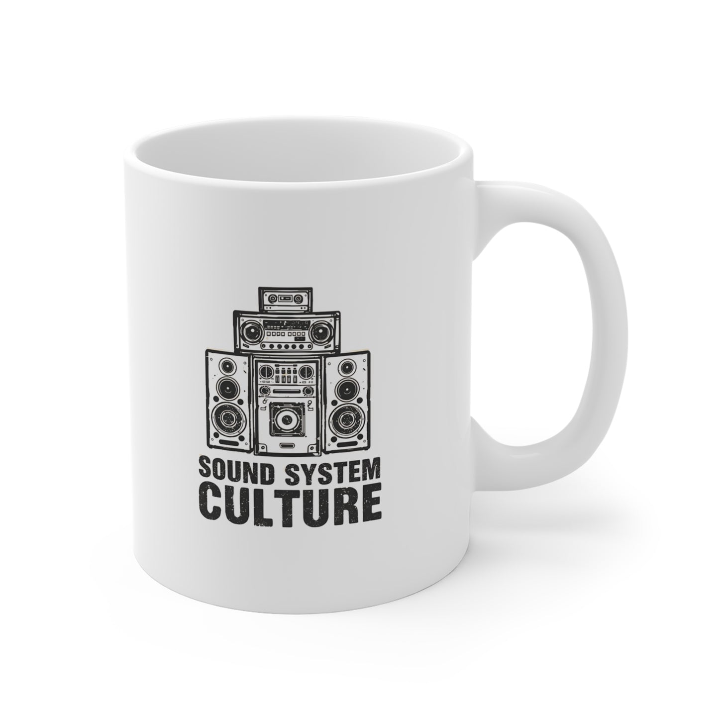 Sound System Culture Mug | Music Lover Gift, Coffee Cup, Retro Vibe, Housewarming Present, Home Decor