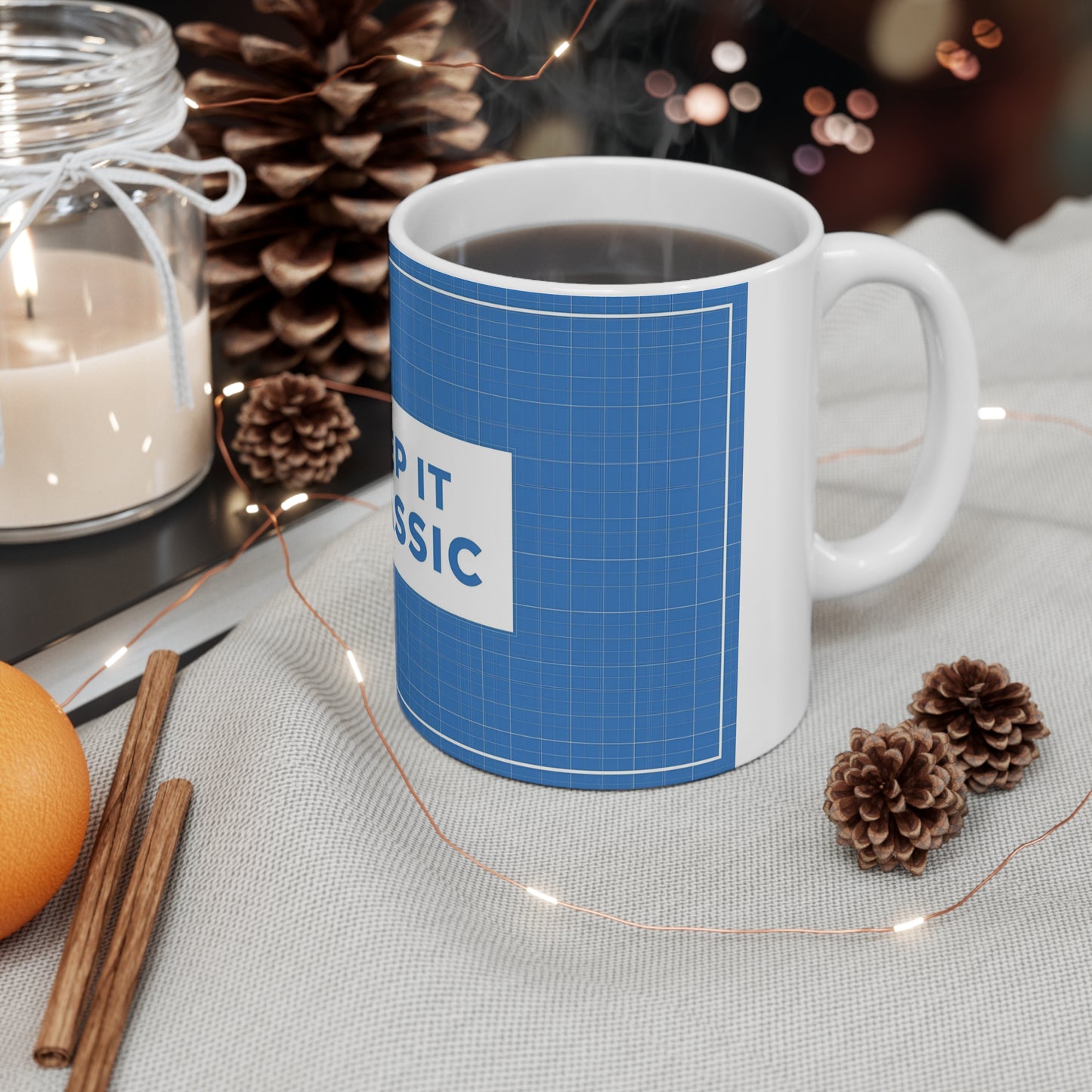Blueprint Mug for Engineers & Designers | "Keep It Classic"