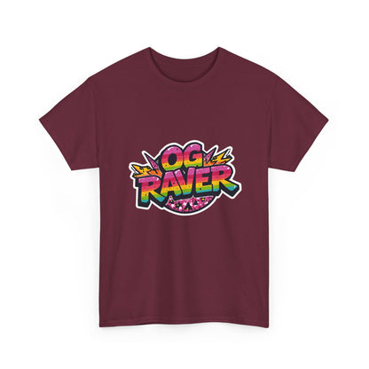 OG Raver T-Shirt – Retro Graffiti Festival Tee on Gildan 5000