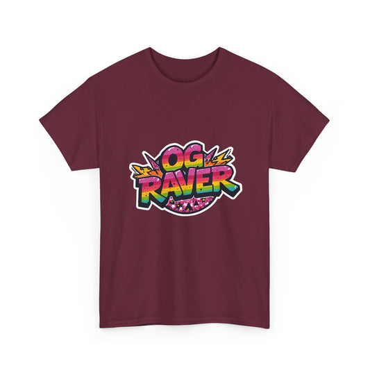 OG Raver T-Shirt – Retro Graffiti Festival Tee on Gildan 5000