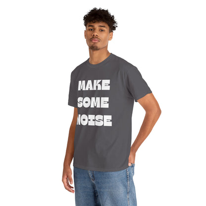 Make Some Noise T-Shirt – Bold Statement & Music Wear – Charcoal