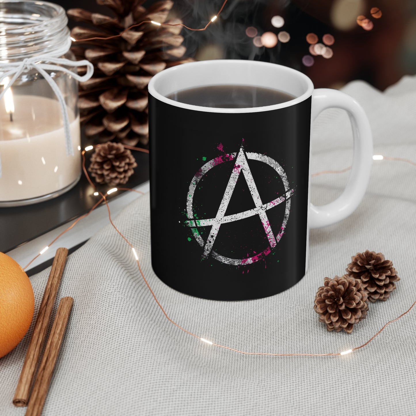 Rebellious Anarchy Mug | 11oz White Coffee Cup for Alternative Lifestyle, Gift for Activists, Unique Home Decor, Perfect for [...]