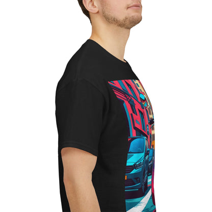 Peace Scooter T-Shirt – Vibrant Urban Mod Wear – Black