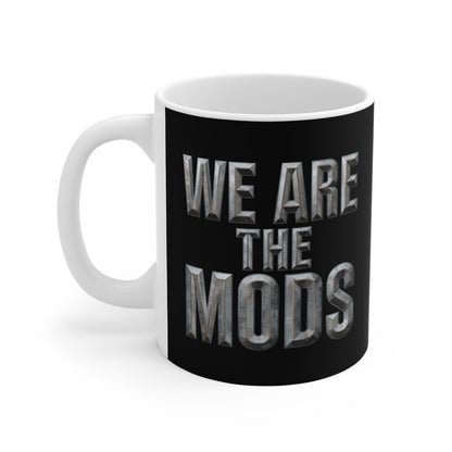 Mod-Inspired 11oz Mug - Perfect Gift for Music Lovers, Office Decor, Birthday Present, Unique Homeware, Coffee Tea Drinking