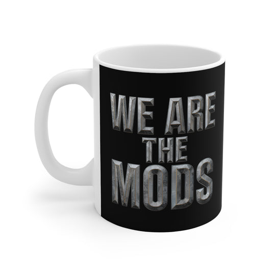 Mod-Inspired 11oz Mug - Perfect Gift for Music Lovers, Office Decor, Birthday Present, Unique Homeware, Coffee Tea Drinking