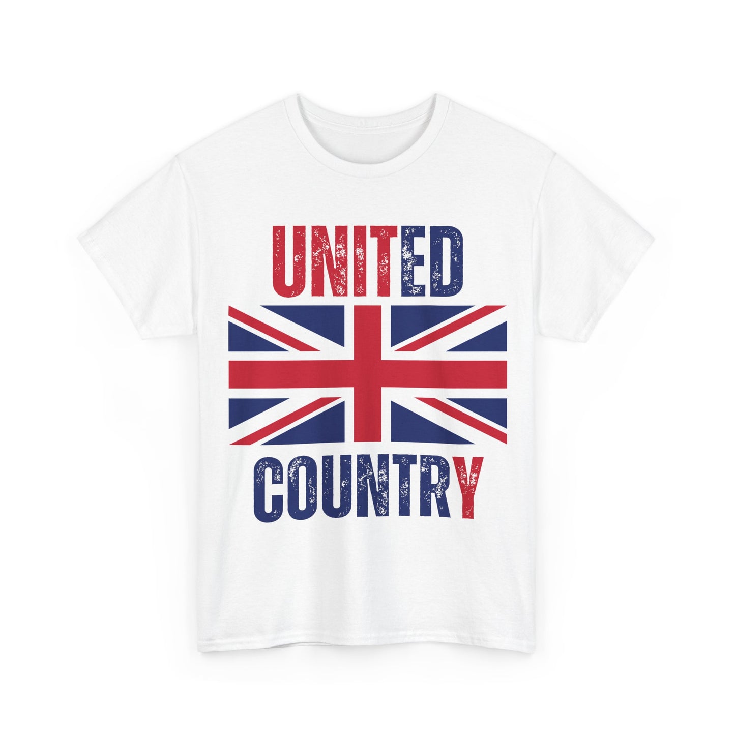 United Country T-Shirt – Union Jack & British Pride Wear – White