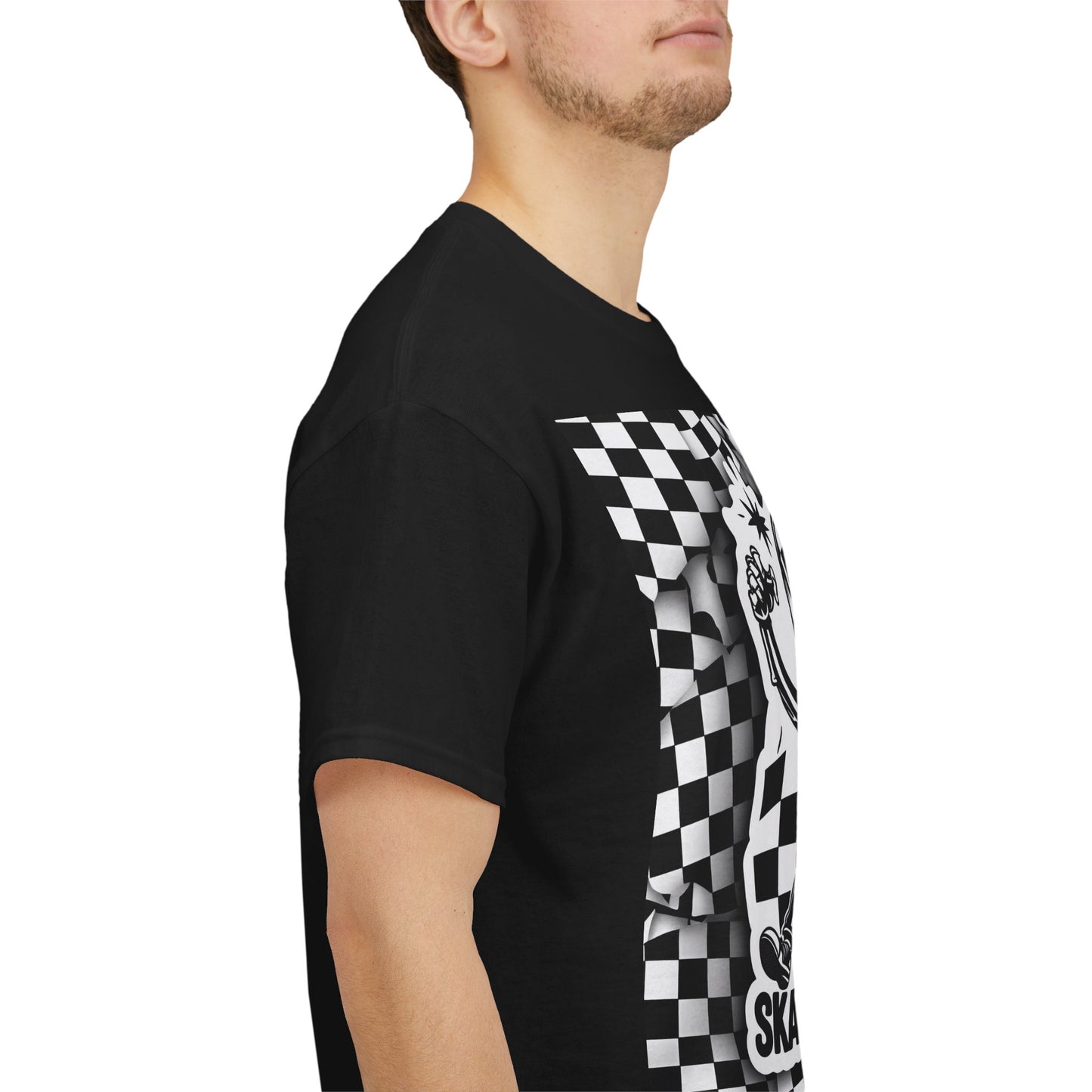 Ska Till I Die T-Shirt – Skull & Checkered Graphic – Unisex
