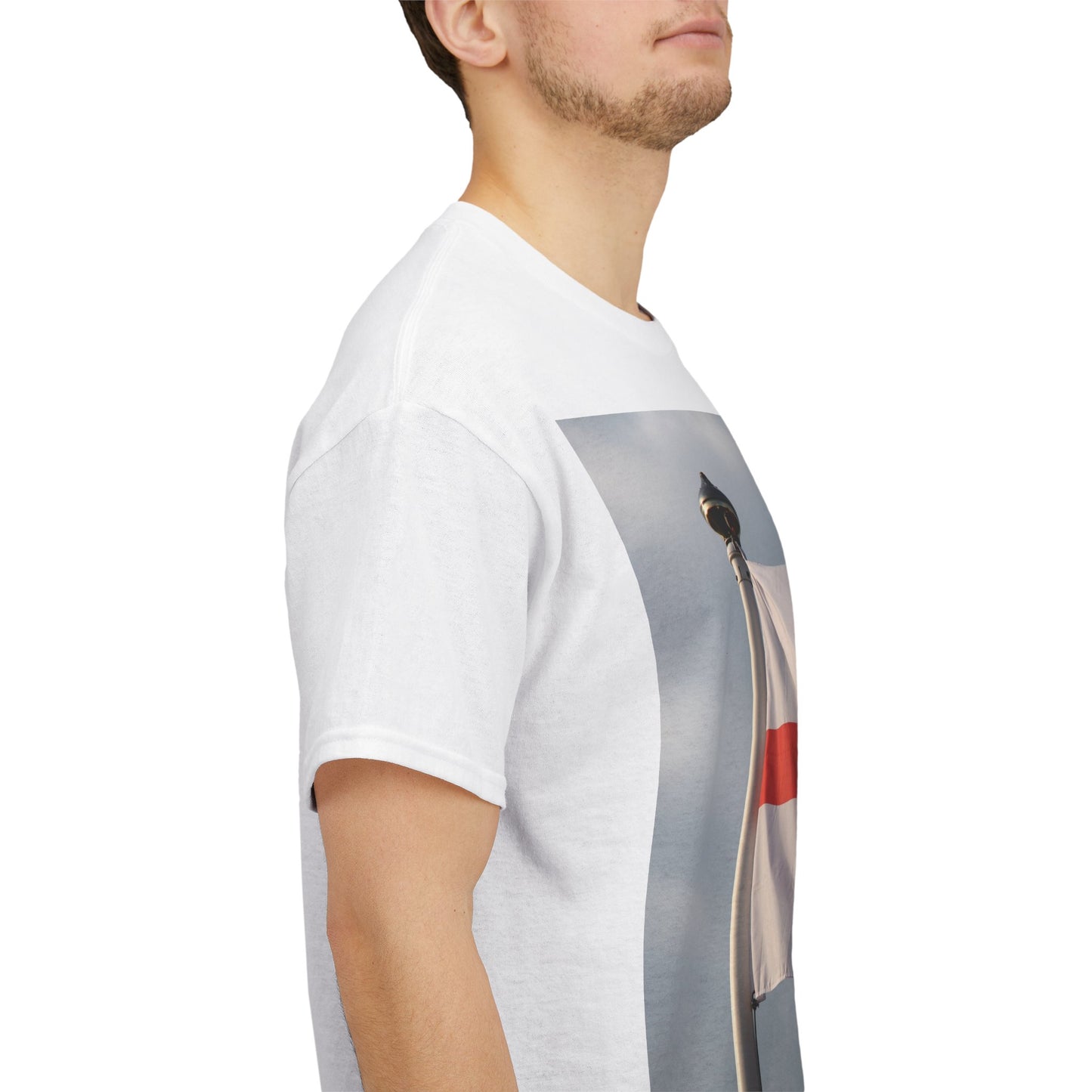 Raise The Colours T-Shirt – St. George's Cross & England Pride – White