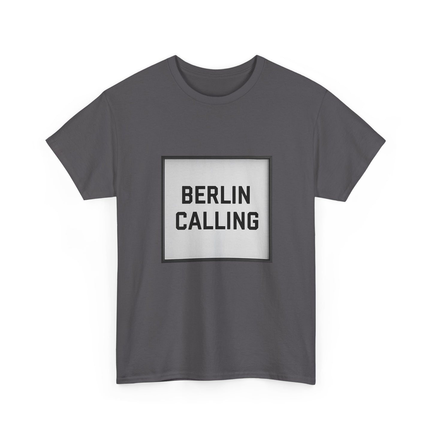 Berlin Calling Graphic T-Shirt – Minimal Urban Statement Tee