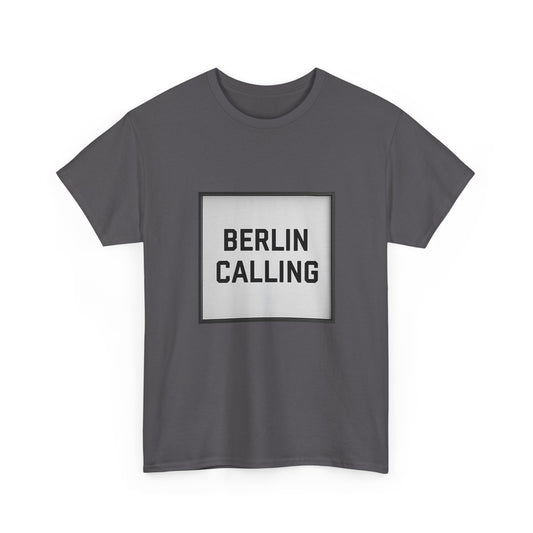 Berlin Calling Graphic T-Shirt – Minimal Urban Statement Tee