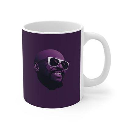 Stylish 11oz White Mug Featuring Fun Graphic, Perfect for Gifts, Morning Coffee, Home Decor, Halloween Decor, Party Favors