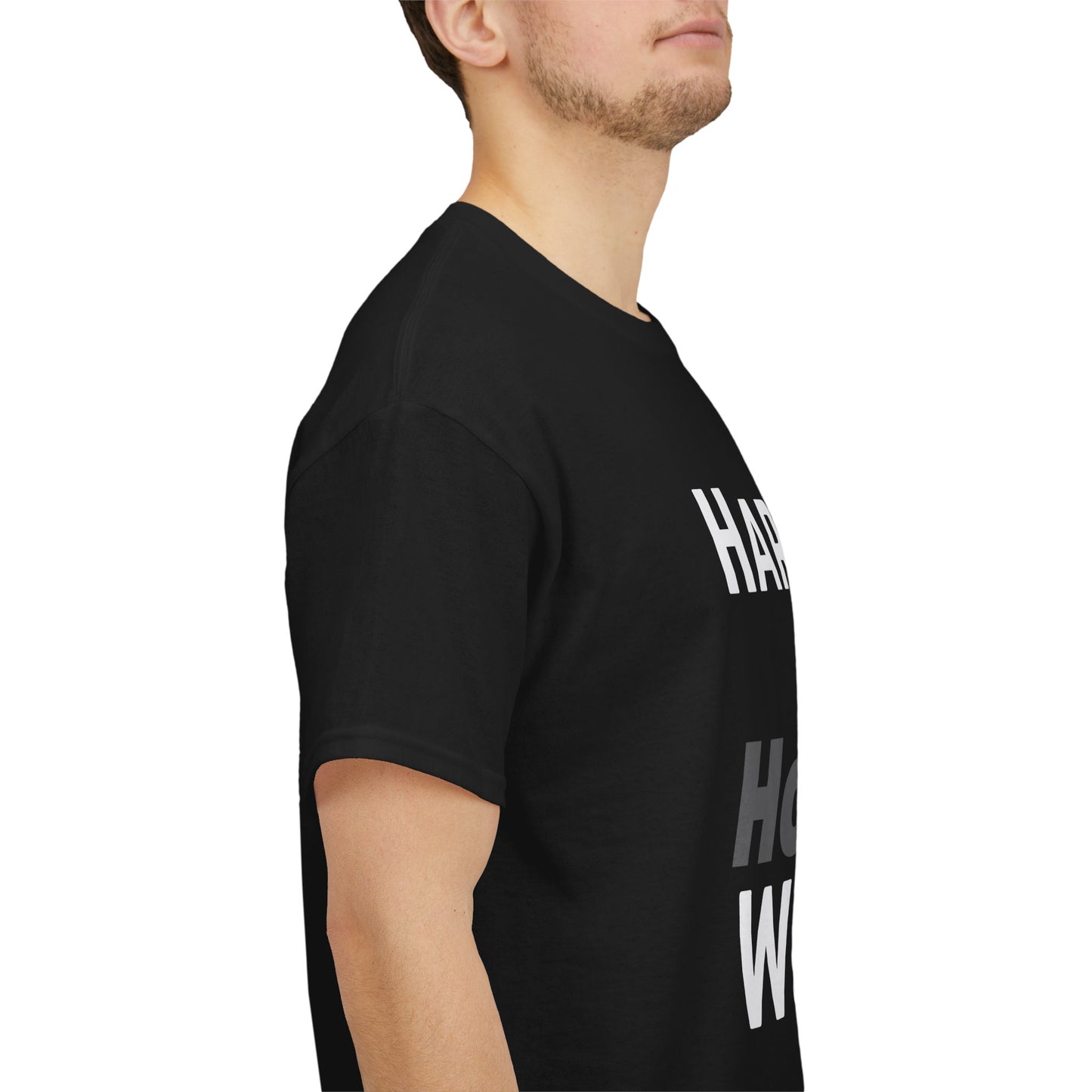 Hard Men Speak Honest Words T-Shirt – Honesty & Masculinity Wear – Black