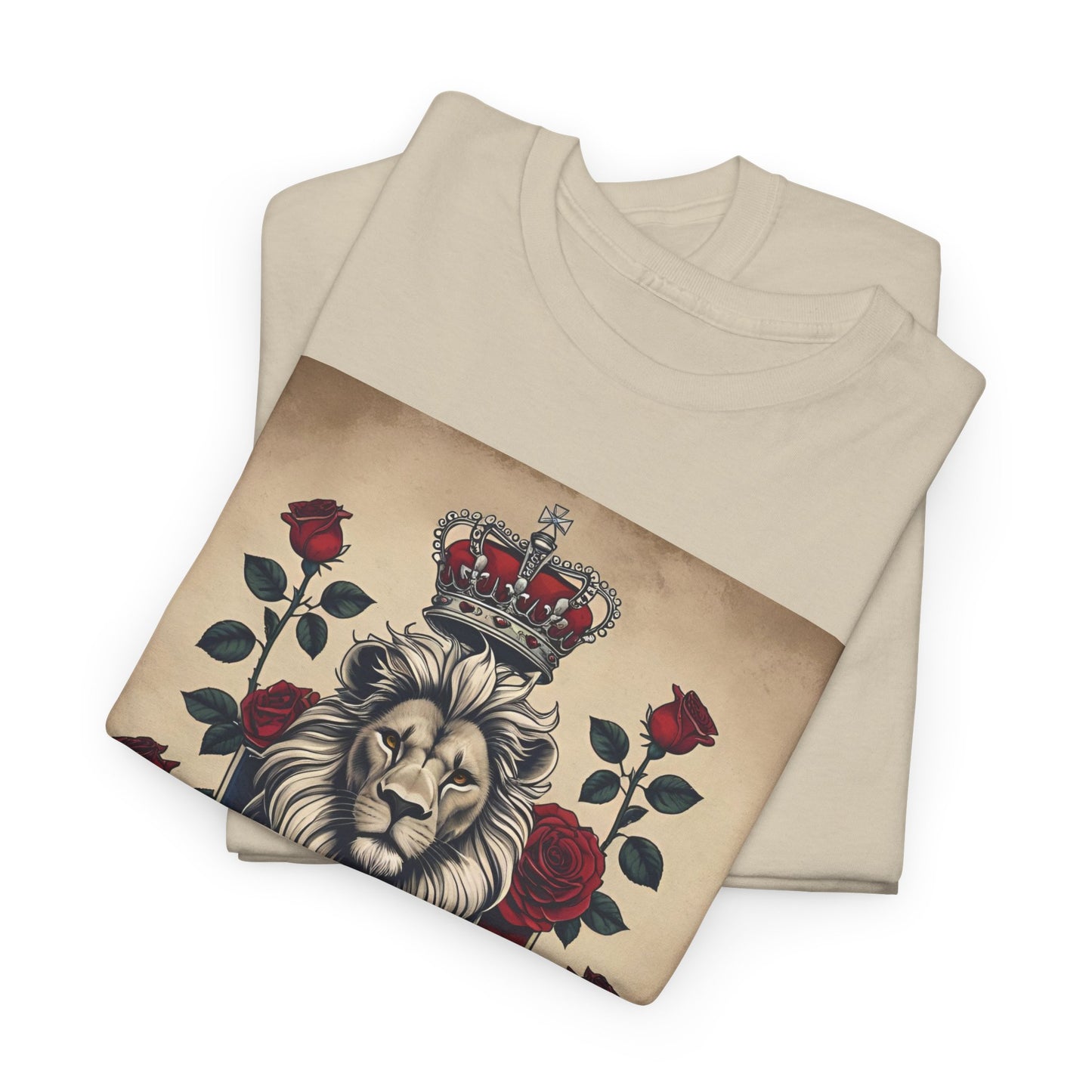 British By Blood, Loyal By Choice T-Shirt – Heritage Lion Crest