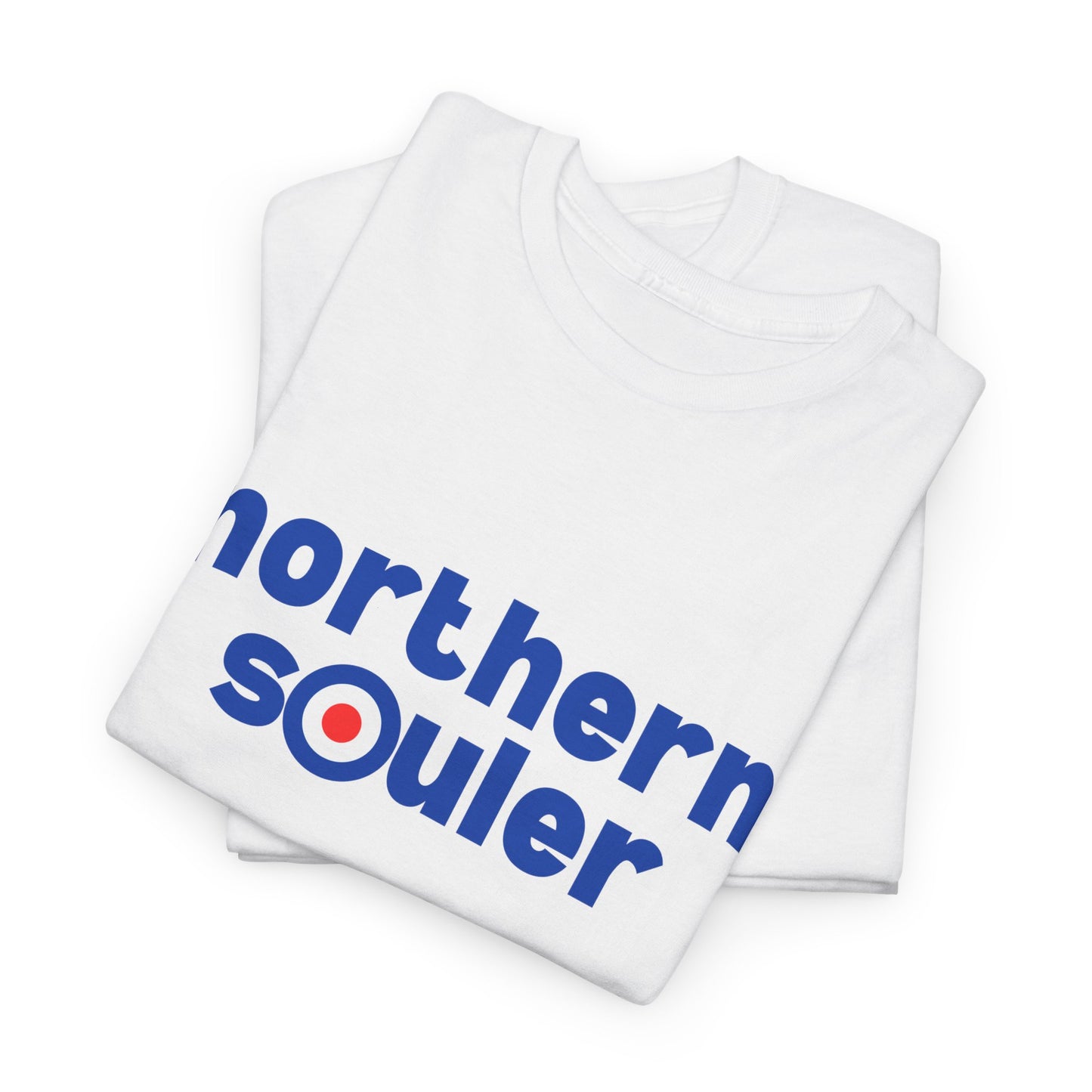 Northern Souler T-Shirt – Classic Mod Bullseye & Music Wear – White
