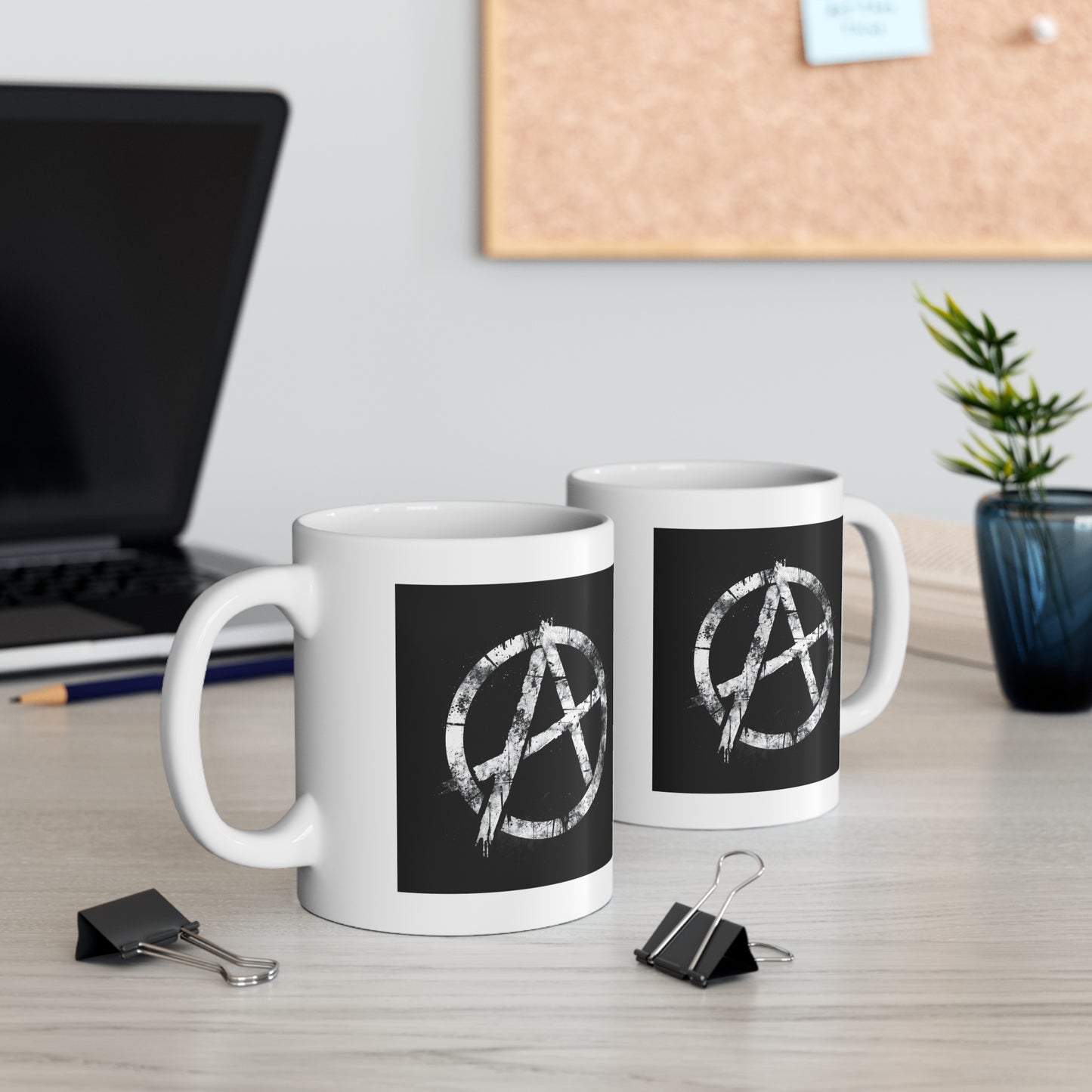 Anarchist Symbol Mug | Unique 11oz Coffee Cup for Activists | Goth Aesthetic Gift, Black and White Tea Mug, Alternative Decor, Edgy [...]