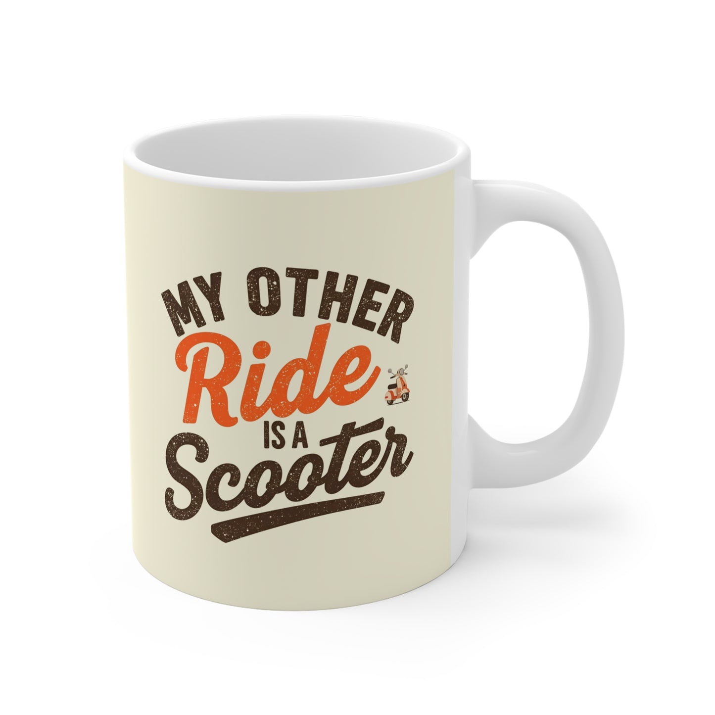 My Other Ride is a Scooter Mug | Fun Coffee Cup for Scooter Lovers, Gift for Riders, Cool Drinkware, Birthday Present, Unique Mug
