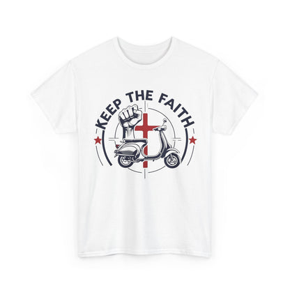 Keep The Faith Northern Soul T-Shirt – Scooter & Cross Design