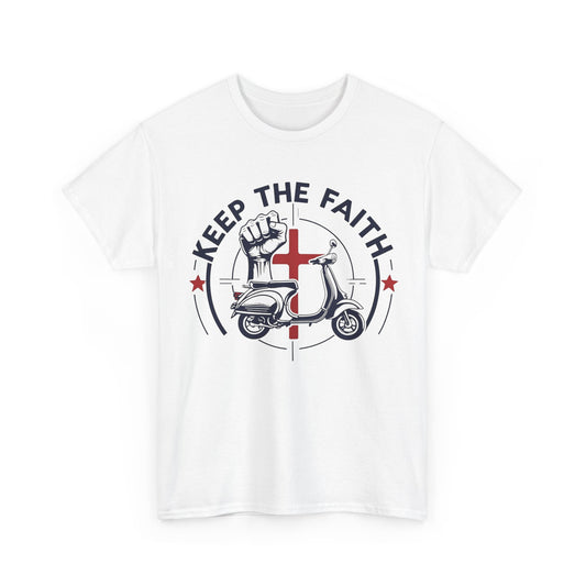 Keep The Faith Northern Soul T-Shirt – Scooter & Cross Design