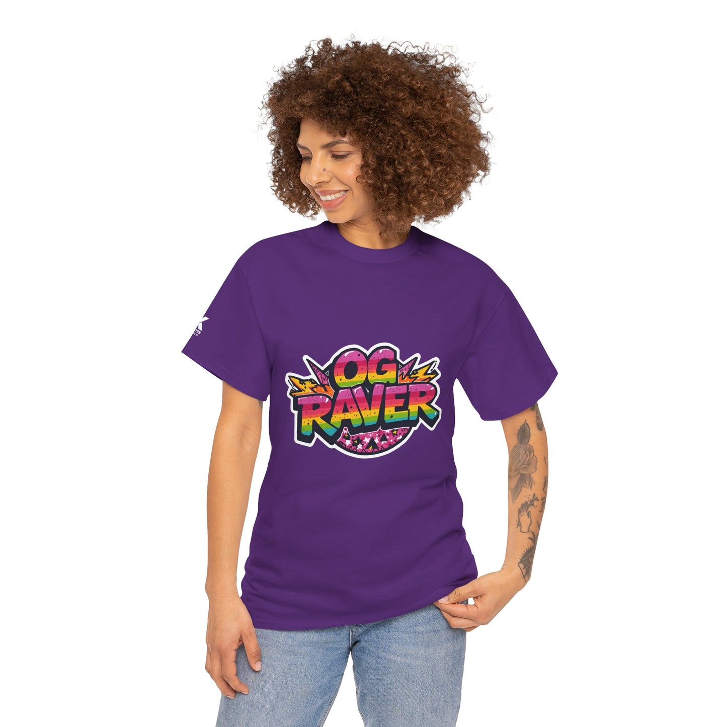 OG Raver T-Shirt – Retro Graffiti Festival Tee on Gildan 5000