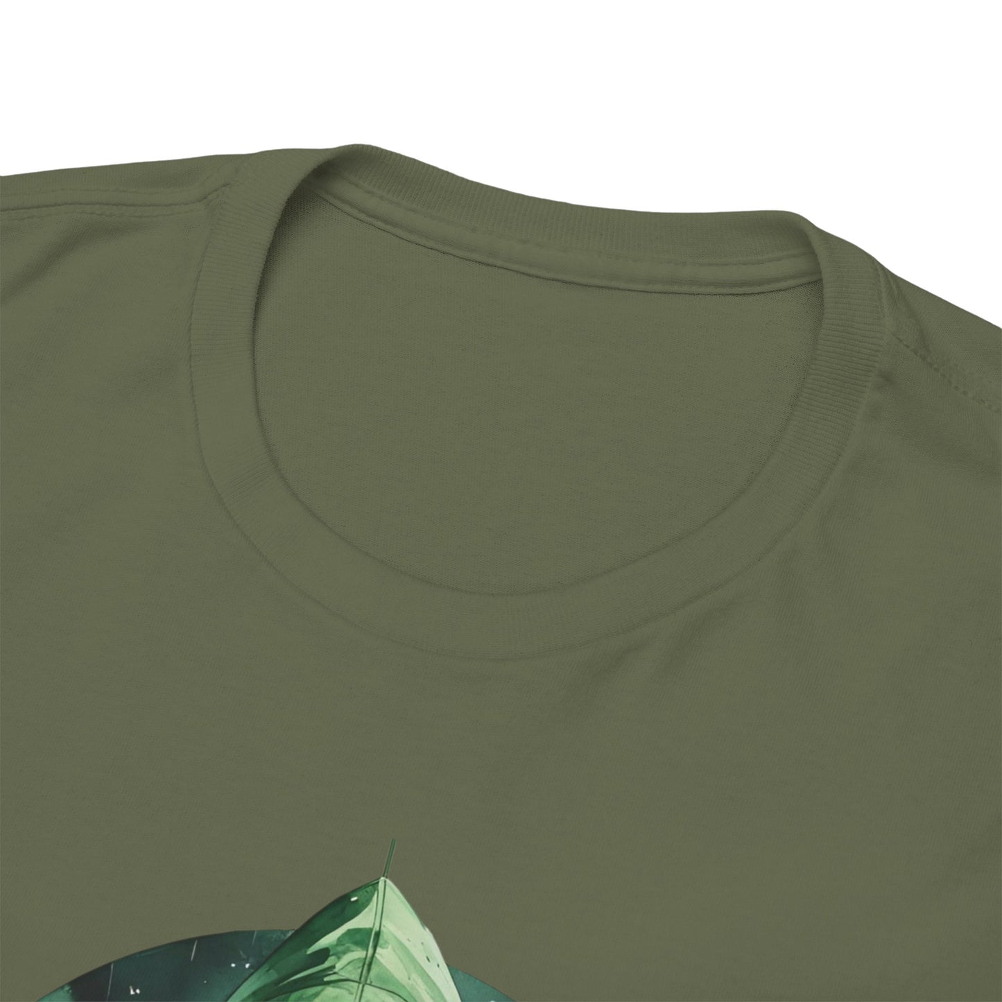 Mod Fishtail Parka T-Shirt – Watercolor Bullseye Graphic – Unisex