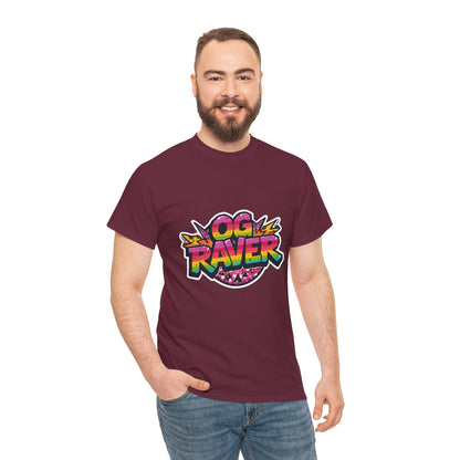 OG Raver T-Shirt – Retro Graffiti Festival Tee on Gildan 5000